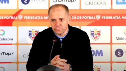 Conferința de presă a selecționerului Serghei Cleșcenco după meciul cu Azerbaidjan