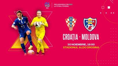 Croația - Moldova (feminin), Live de la ora 18:00