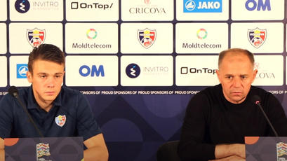 Declarațiile selecționerului Serghei Cleșcenco și ale jucătorului Nichita Moțpan după meciul Moldova - Letonia