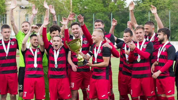 FC Florești, premiată pentru titlul de câștigătoare a Ligii 1