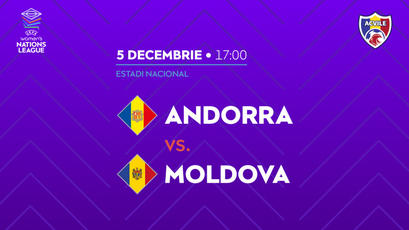 LIVE 17:00. Fotbal feminin. Andorra - Moldova