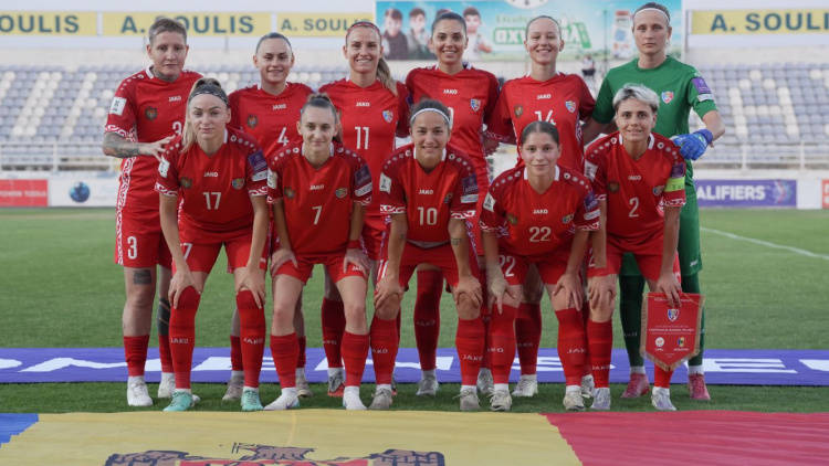 Fotbal feminin. Cipru - Moldova 0-2