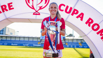 Fotbal feminin. Claudia Chiper a câștigat Cupa României cu Farul Constanța (video)