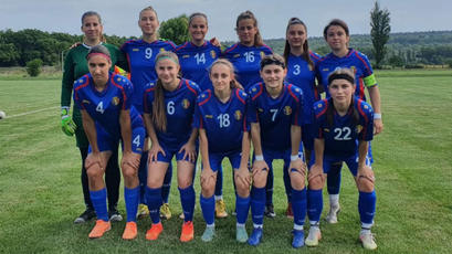 Fotbal feminin. Moldova U19 - Ciobruciu GTC 10:0