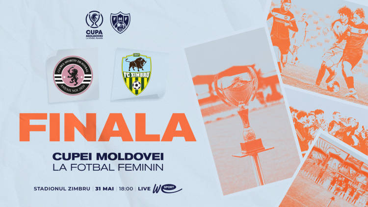 Fotbal feminin. Programul finalei Cupei Moldovei