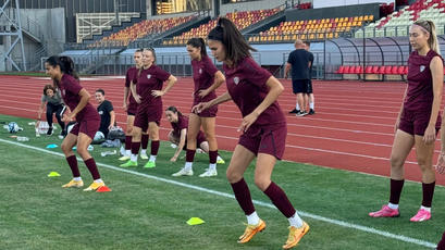 Fotbal feminin. Ultimul antrenament al Naționalei înainte de meciul cu Letonia