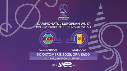 LIVE. Fotbal feminin WU17. Azerbaidjan - Moldova