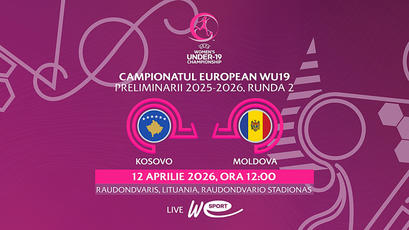 Fotbal feminin WU19. Kosovo - Moldova. LIVE