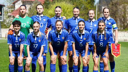 Fotbal feminin WU19. Lituania - Moldova 2-0
