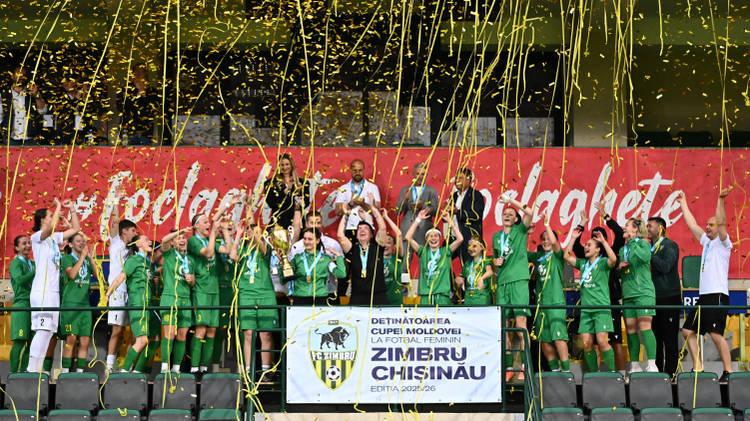 Fotbal feminin. Zimbru a câștigat Cupa Moldovei!