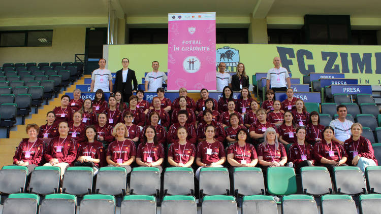 Fotbal în grădinițe. Refresh course pentru educatorii proiectului