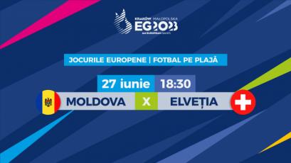 LIVE 18:30. Fotbal pe plajă. Moldova – Elveția
