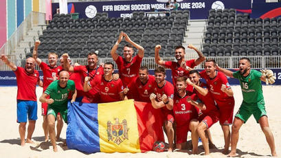 Fotbal pe plajă. Moldova bate Estonia și e la un meci de Cupa Mondială