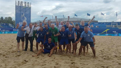 Fotbal pe plajă. Moldova bate Polonia la Jocurile Europene