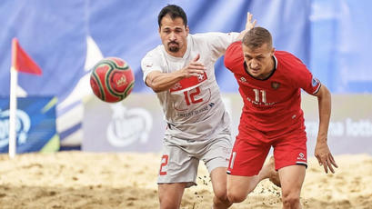 Fotbal pe plajă. Moldova învinsă de Elveția