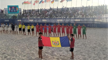 Fotbal pe plajă. Moldova, învinsă în cel de-al doilea meci de la Campionatul European