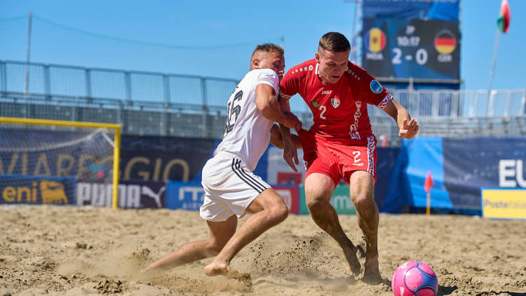 Fotbal pe plajă. Moldova - Germania 3-2