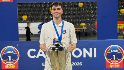 Futsal. Iulian Cojocaru, campion al României cu United Galați (video)