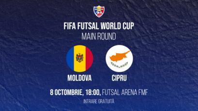 LIVE. Futsal. Moldova – Cipru, de la 18:00