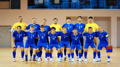 Futsal. Moldova - Armenia 3-3
