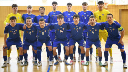 Futsal. Moldova - Muntenegru 2-1