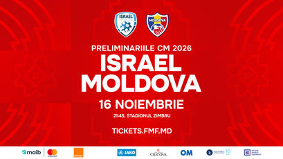 LIVE. Israel - Moldova