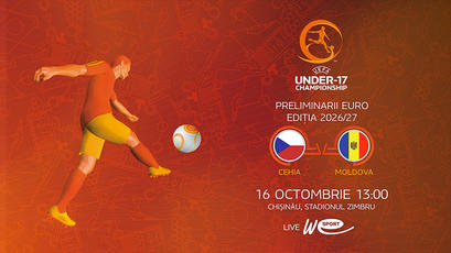 LIVE 13:00. U17. Cehia - Moldova