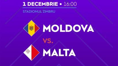LIVE 16:00. Fotbal feminin. Moldova – Malta