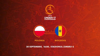 Live 16:00. Under 17. Polonia - Moldova