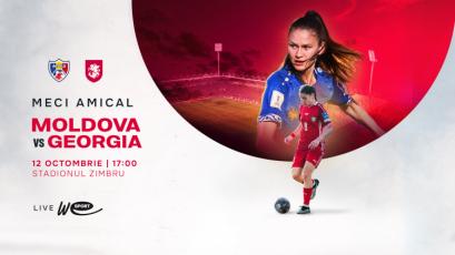 LIVE 17:00. Fotbal feminin. Moldova – Georgia