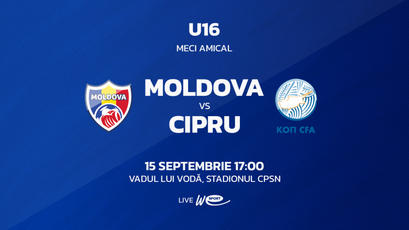 LIVE 17:00. U16. Moldova - Cipru
