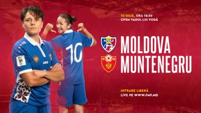 LIVE 18:30. Fotbal feminin. Moldova – Muntenegru