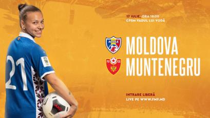 LIVE 18:30. Fotbal feminin. Moldova – Muntenegru