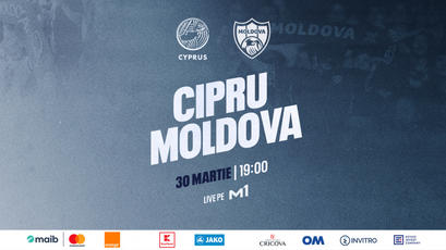 LIVE. Cipru - Moldova