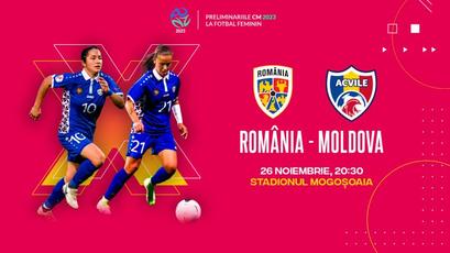 România - Moldova (feminin), LIVE de la ora 20:30