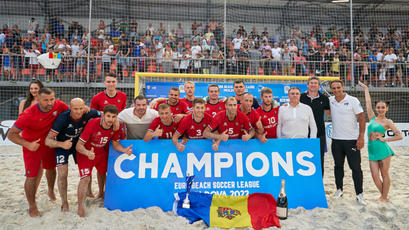 Moldova a câștigat Campionatul European de fotbal pe plajă, Divizia B!!!