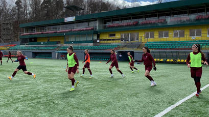 Naționala feminină a Moldovei, ultimul antrenament înaintea meciului cu Lituania