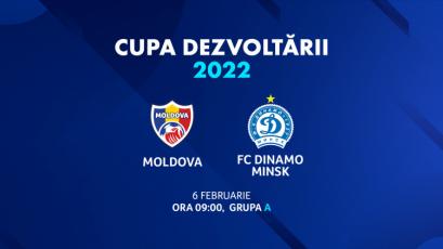 Naționala U17. Moldova – Dinamo Minsk, LIVE de la 09:00