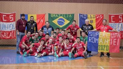 Trei jucători moldoveni au cucerit Supercupa României la futsal