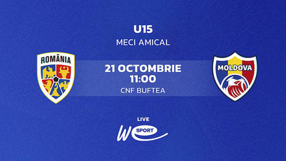 U15. România - Moldova. Avancronică