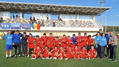 U16. Moldova a învins în amicalul cu România