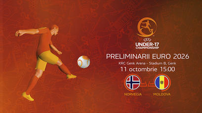 LIVE. U17. Norvegia - Moldova