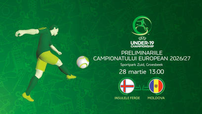 U19. Insulele Feroe - Moldova. LIVE