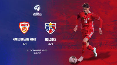 LIVE. U21. Macedonia de Nord - Moldova