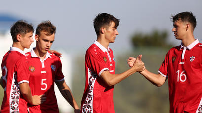 Under 19. Moldova, meci amical cu FC United (EAU) 
