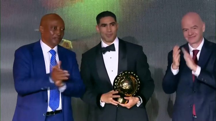Achraf Hakimi, cel mai bun fotbalist african al anului 2025