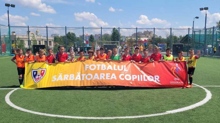 Acțiuni fotbalistice dedicate Zilei internaționale a Copilului