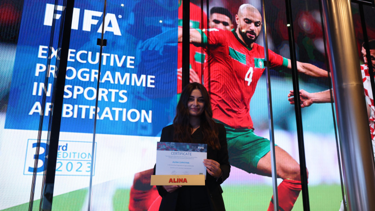 Alina Capațîna, absolventa programului FIFA EPSA