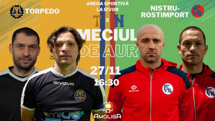 Amoliga. FC Torpedo – FC Nistru-Rostimport, LIVE de la 16:30
