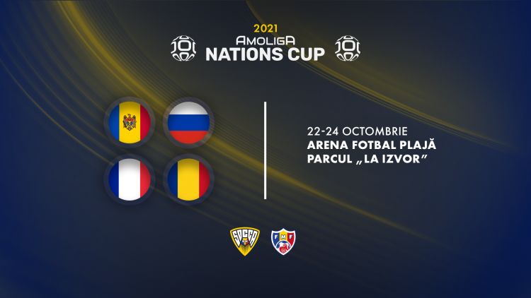 AMOLIGA Nations Cup 2021, un nou turneu internațional la Chișinău. Invităm amatorii de fotbal la meciuri! 